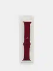 Багровый ремешок для Apple Watch, силиконовый