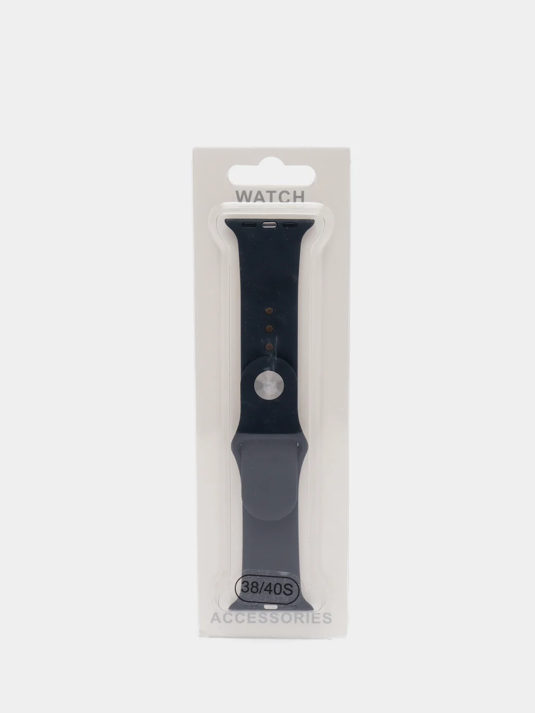Угольный ремешок для Apple Watch, силиконовый