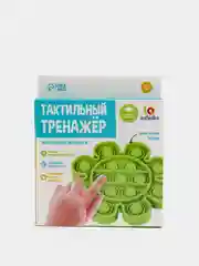 Зеленый развивающая антистресс-игрушка Popit (Поп ит): единорог, динозавр, утенок, елочка