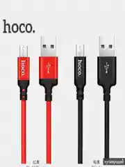 Красный кабель Hoco X14, 2 m, в оплетке