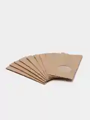 Крафт-пакет с круглым окном, фасовочный, бумажный, 10 шт. 120 х 80 х 250 см