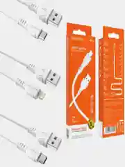 Белый кабель Borofone BX51 силиконовый, 1 м