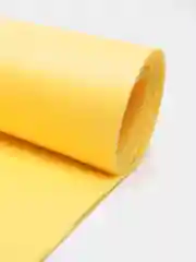 Желтый спортивный коврик для тренировок, 180 х 60 х 0,5 см
