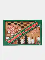 Игра настольная "Шашки и нарды", картон, 37 х 24 х 4 см