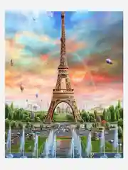 Серый меланж алмазная мозаика без подрамника "Пейзажи", 30*40 см