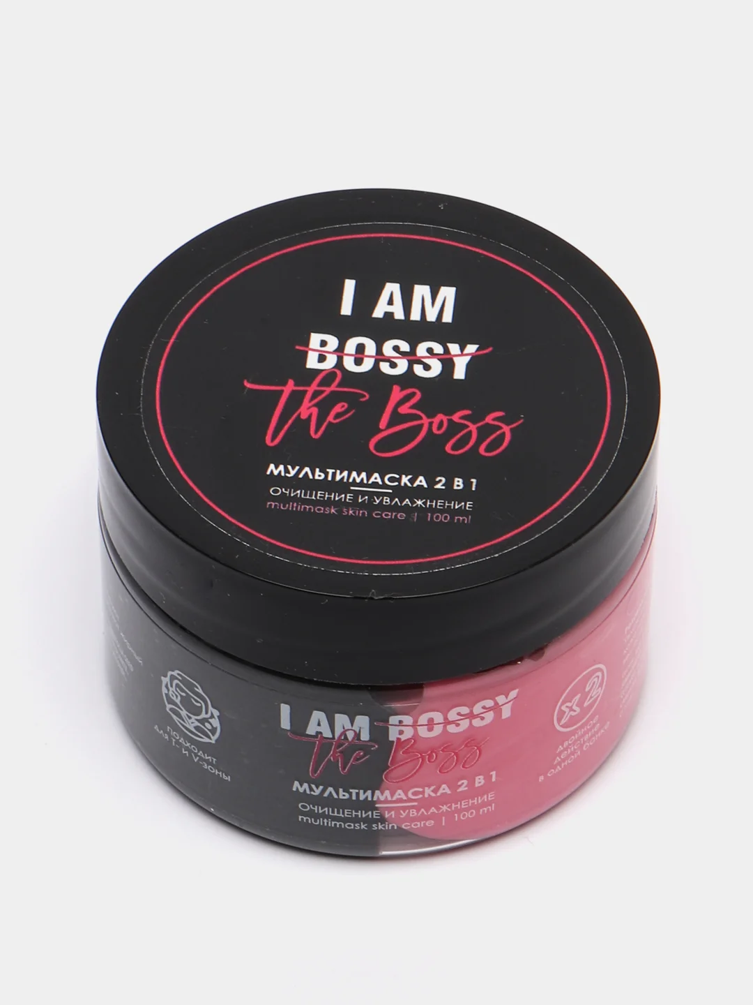 Мультимаска "I am the boss", 2 в 1, очищение и увлажнение, 100 мл