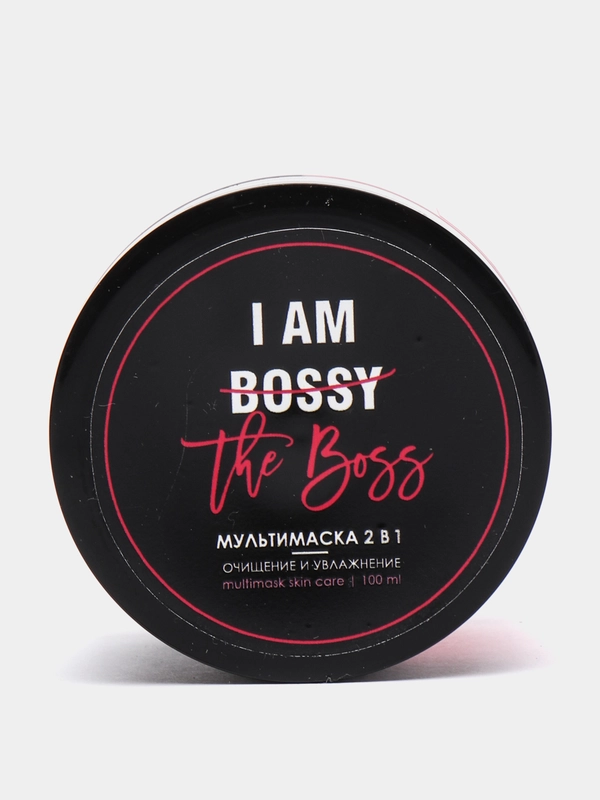 Мультимаска "I am the boss", 2 в 1, очищение и увлажнение, 100 мл