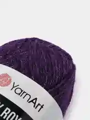 Фиолетовый пряжа YarnArt Silky Royal, 50г/140м, шелк Rayon и мериносовая шерсть