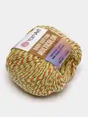 Желтый пряжа YarnArt Baby cotton multicolor, 50г/165м, 50% акрил, 50% хлопок