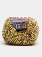 Желтый пряжа YarnArt Baby cotton multicolor, 50г/165м, 50% акрил, 50% хлопок