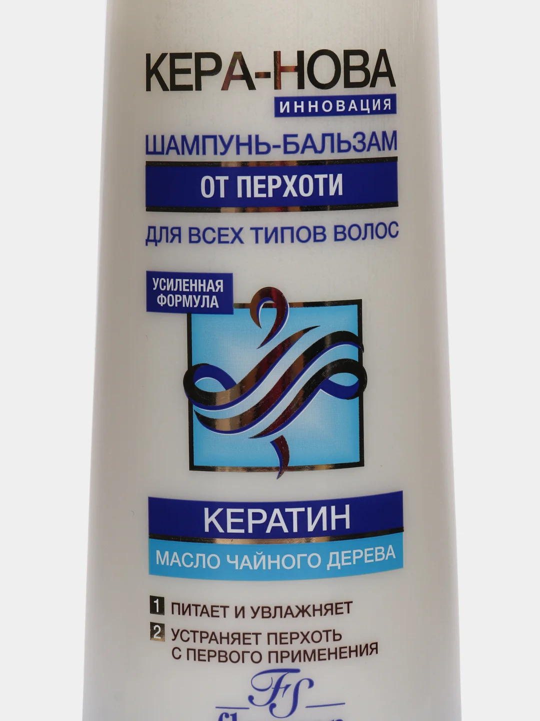 Флоресан Шампунь бальзам от перхоти Кера-Нова с кератином и маслом чайного дерева 400 мл