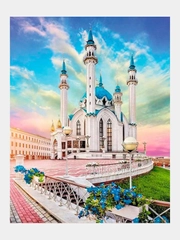 Алмазная мозаика, 40 х 50 см, на подрамнике Мечеть "Кул Шариф"