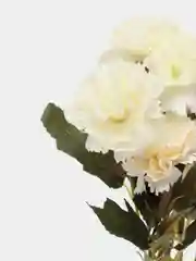 Белый искусственные цветы, гвоздики