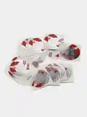 Серебряный наклейки для бизнеса,цветов и подарков "Handmade", 4 х 4 см. Набор 50 шт