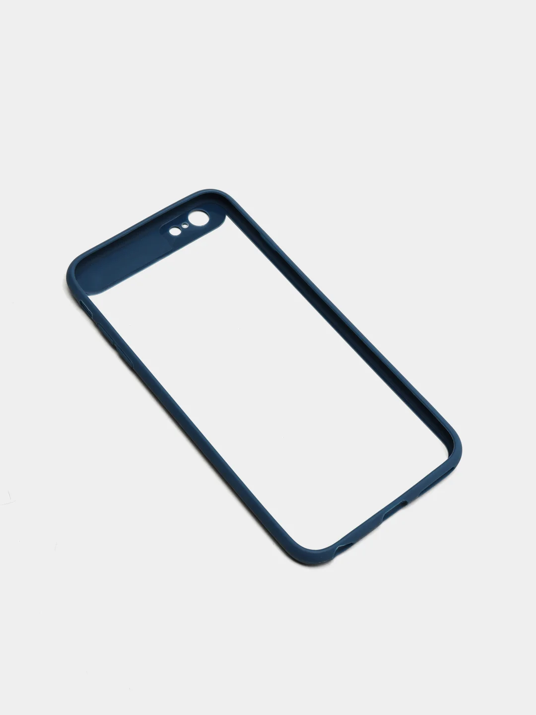 Синий iphone 7 / 8/SE 2020, 7 Plus / 8 Plus, 6/6s, 6 Plus / 6s Plus чехол пластиковый прозрачный