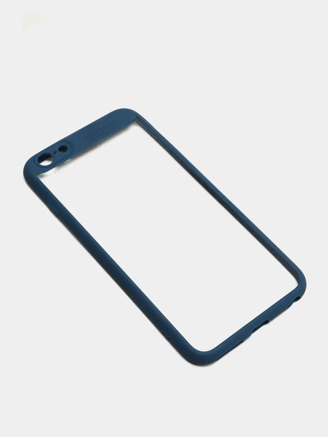 Синий iphone 7 / 8/SE 2020, 7 Plus / 8 Plus, 6/6s, 6 Plus / 6s Plus чехол пластиковый прозрачный