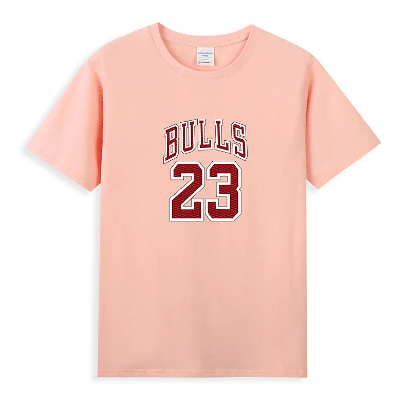 Коралловый меланж футболка BULLS, унисекс
