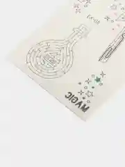 Временная переводная светящаяся татуировка на тело "Разное-11" 12х7.5 см