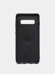 Пурпурный чехол Samsung Galaxy S10+ / S10 Plus, Самсунг Галакси С10+, силиконовый с блестками