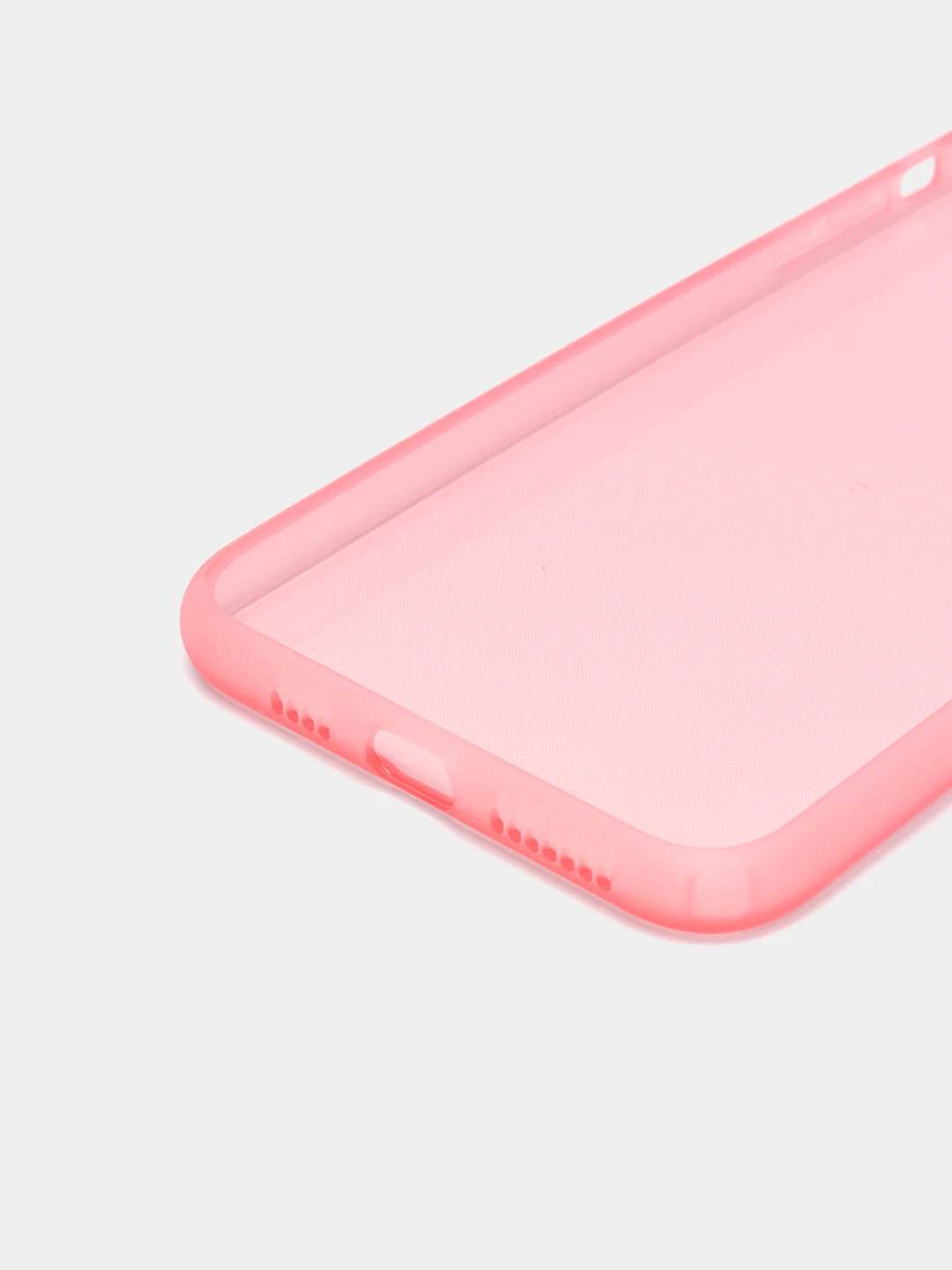 Розовый чехол для Apple iPhone XS Max силиконовый