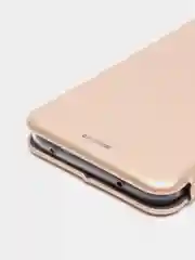 Золотой чехол книжка на Xiaomi Redmi Note 8 Pro (Сяоми Редми Нот 8 Про)