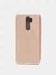 Золотой чехол книжка на Xiaomi Redmi Note 8 Pro (Сяоми Редми Нот 8 Про)