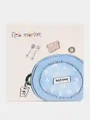 Красный мини-открытка