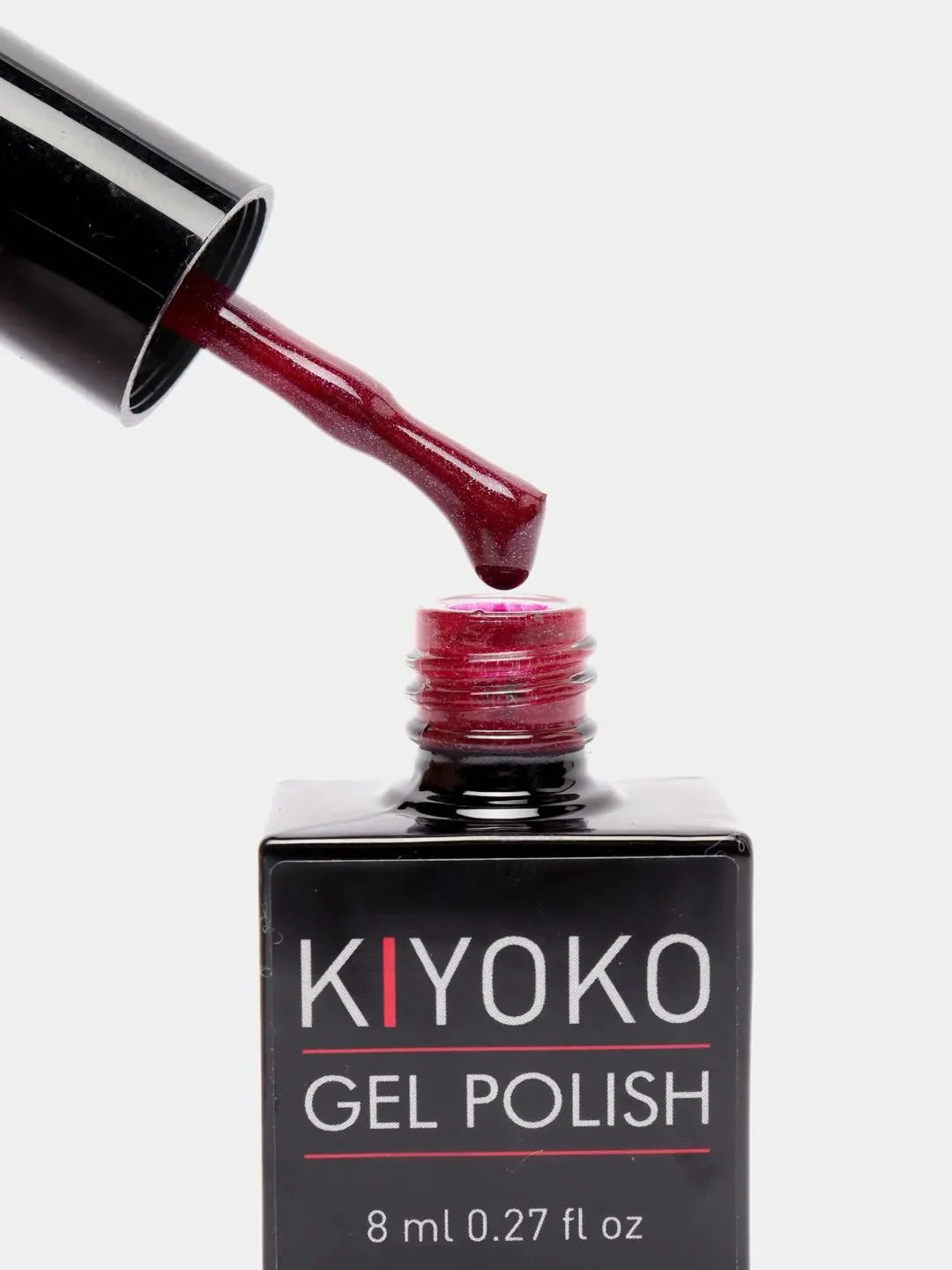Гель лак для ногтей, гель-лак KIYOKO, 10g (1-30) белый черный коралл бордо коричневый