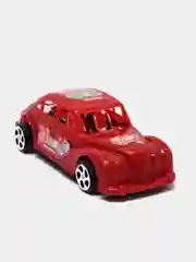 Алый инерционная машинка