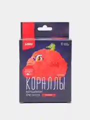 Красный набор для выращивания кристаллов Lori "Кораллы", химические опыты