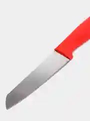 Красный нож кухонный, с чехлом