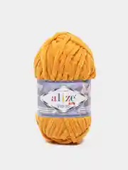 Оливковый пряжа плюшевая Alize Velluto, 100% микрополиэстер, 100 г, 68 м