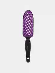 Фиолетовый массажная расческа Rama Rose, продувная, с антистатическим эффектом