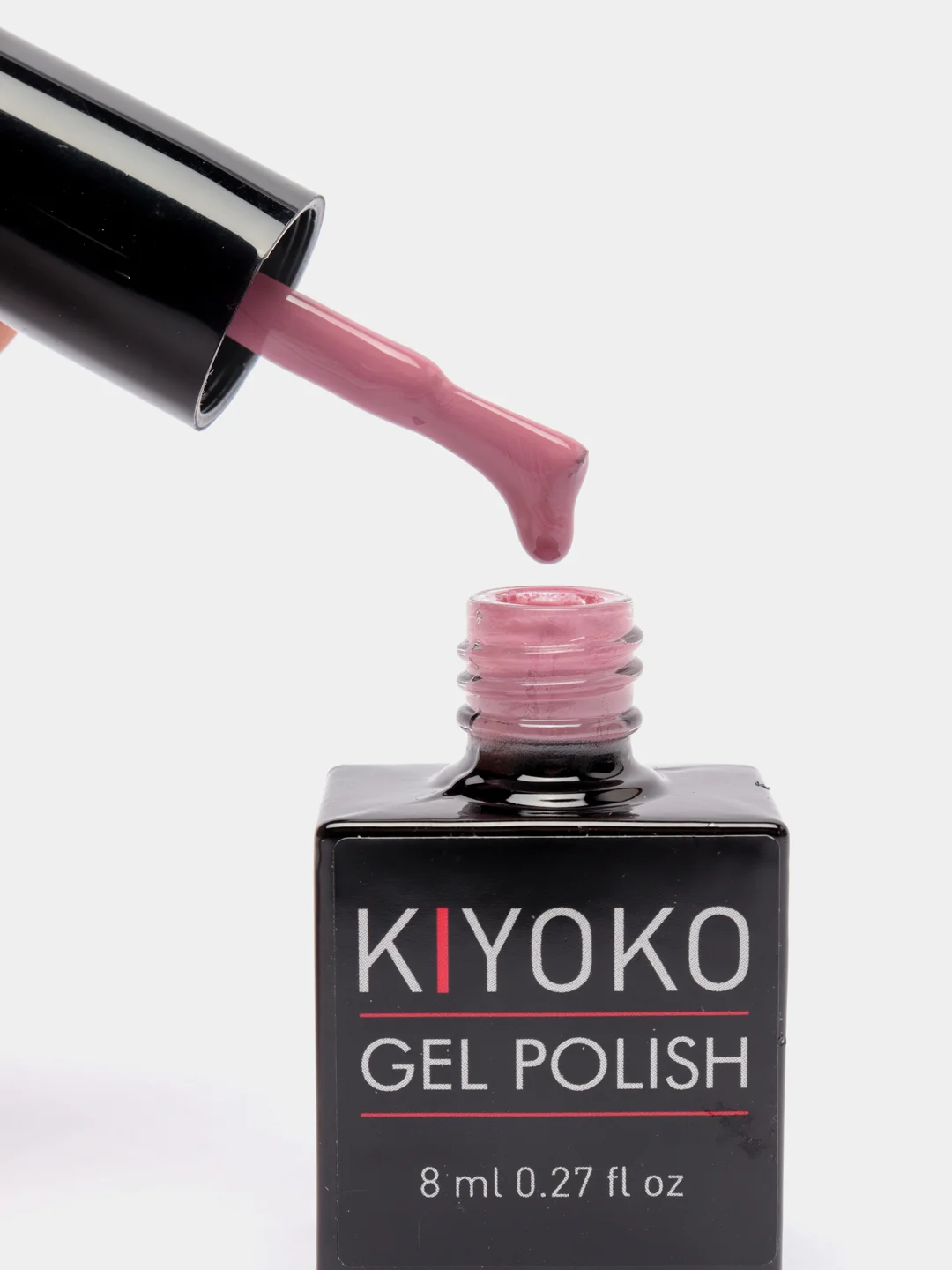 Гель лак для ногтей, гель-лак KIYOKO Duet, 10g серый бежевый нюд коричневый какао