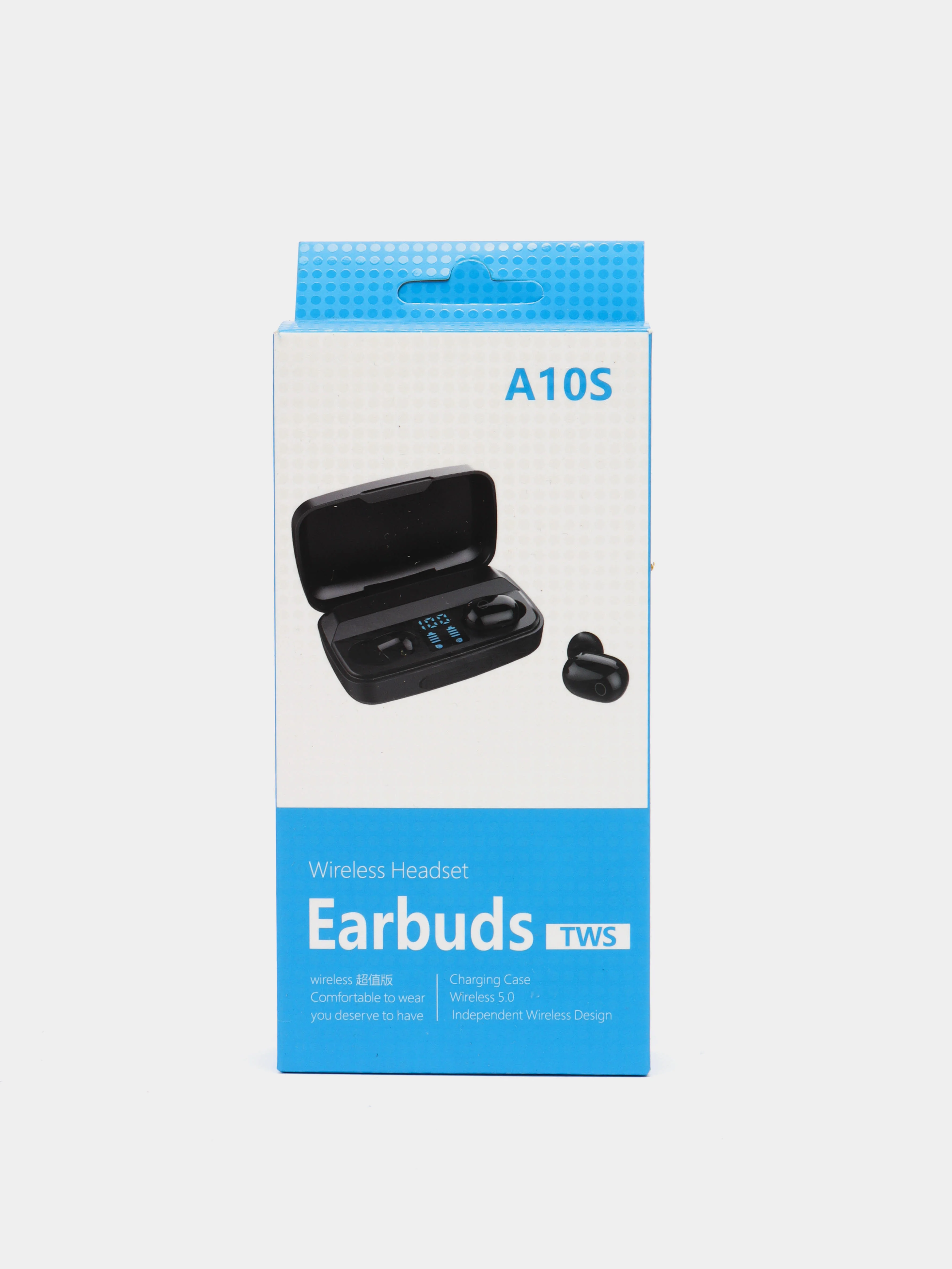 Черный беспроводные наушники TWS Earbuds A10S
