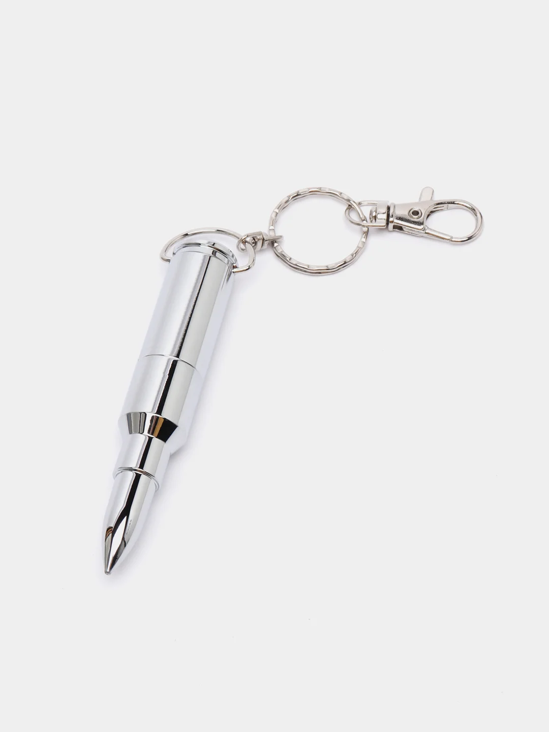 Серебряный патрон-флешка USB 4, 8, 16, 32 гб/ подарочная пуля в реальный размер
