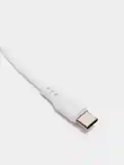 Белый кабель для зарядки DENMEN USB Type-C