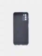 Серый чехол Samsung Galaxy A03s силиконовый