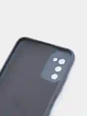 Серый чехол Samsung Galaxy A03s силиконовый
