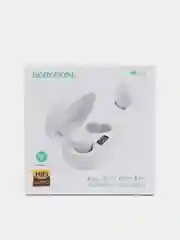 Белый беспроводные вакуумные bluetooth-наушники с микрофоном Borofone BW06