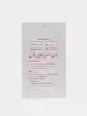 Белый наклейки для дизайна ногтей, 10,5х7,5 см