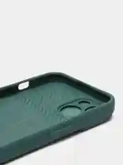 Тёмно-зелёный чехол для iPhone 11, 13, 12, Pro, Max, Mini, защита камеры, бархатный