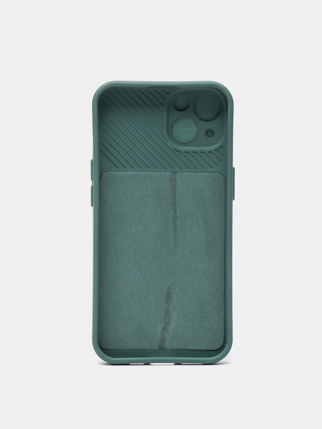 Тёмно-зелёный чехол для iPhone 11, 13, 12, Pro, Max, Mini, защита камеры, бархатный