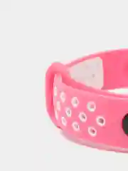 Розовый ремешок для Xiaomi Mi Band 5 / 6 / 7 cиликоновый спортивный (Сяоми ми бенд))