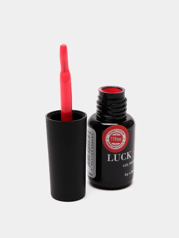 Гель лак для ногтей LuckyLak Fashion №002 8g ярко розовый неоновый барби для маникюра