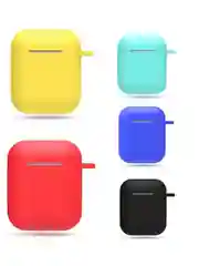 Бирюзовый силиконовый чехол для наушников AirPods