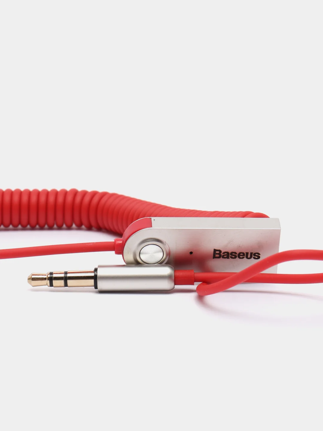Красный проигрыватель AUX Bluetooth Baseus Audio Adapter