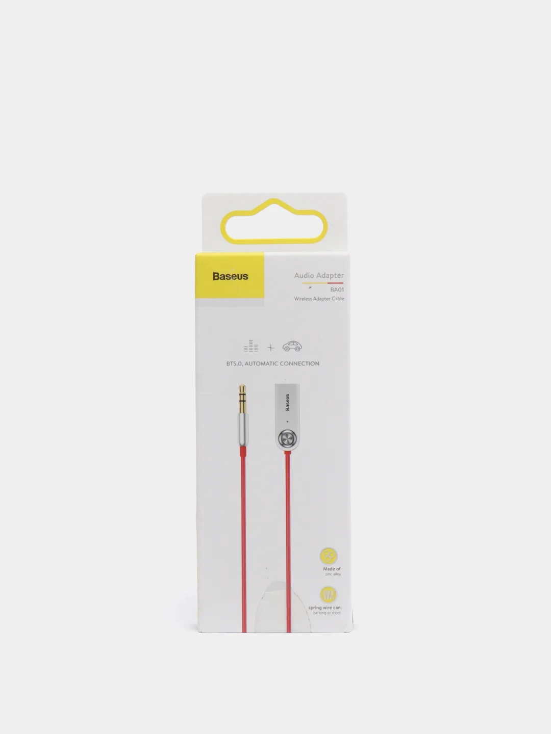Красный проигрыватель AUX Bluetooth Baseus Audio Adapter