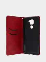 Черный чехол  книжка для Xiaomi Redmi  10 Pro / 10 Pro Max