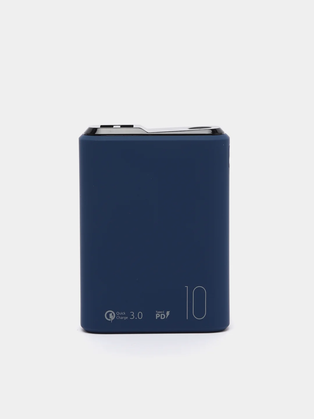 Серый внешний аккумулятор Olmio QS-10, 10000 mAh, с быстрой зарядкой 18W